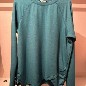 Danskin layered sweater XL Teal